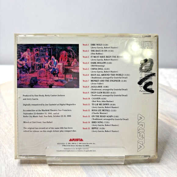 Grateful Dead - Reckoning Cd Album Rock Music Collection - Picture 2 of 5